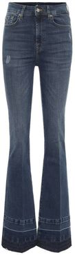 Lisha high-rise flared jeans