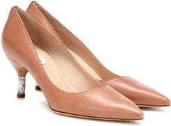 Justina leather pumps