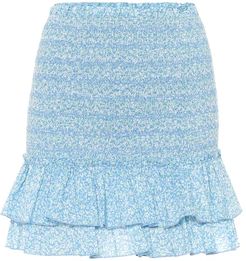 Sydney floral cotton miniskirt