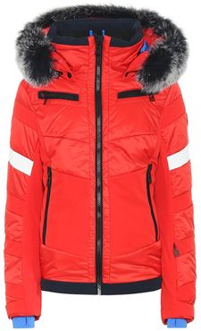 Luna fur-trimmed ski jacket