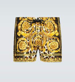 Baroque printed swim shorts