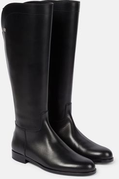 Welly leather boots