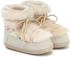 Toskana shearling and suede boots