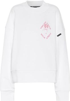 Oversized cotton jersey sweatshirt