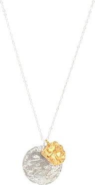 La Collisione 24kt gold-plated and sterling silver necklace