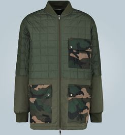 camoflage print jacket