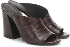 Izar croc-effect leather sandals