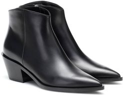 Frankie leather ankle boots
