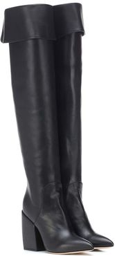 Shirin leather over-the-knee boots