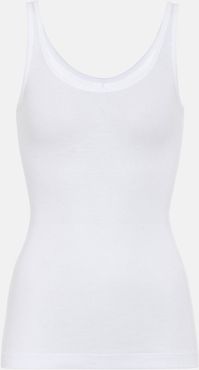 Cotton-blend tank top