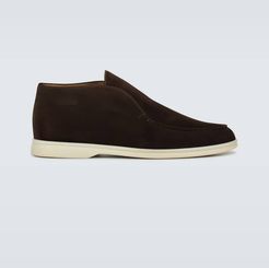 Open Walk suede ankle boots