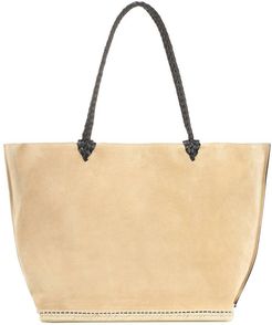 The Espadrille Large suede tote