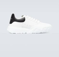 Mix sole runner sneakers