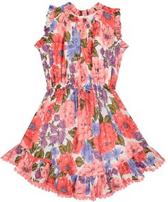 Poppy floral cotton voile dress