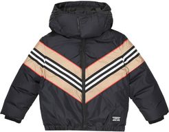 Icon Stripe down jacket