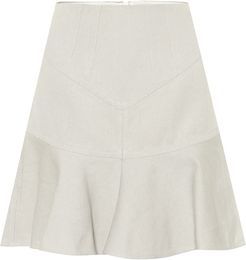 Kelly cotton and linen skirt