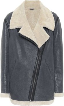 Azare shearling and leather jacket