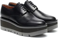 Bradie leather platform Derby shoes