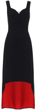 Stretch-jersey midi dress