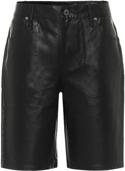 Jami leather shorts