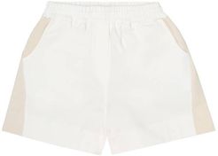 Stretch-cotton shorts