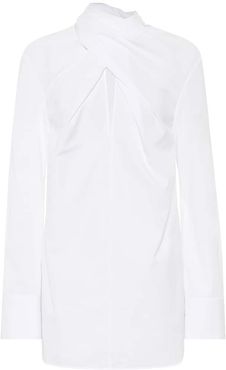 Cotton poplin blouse