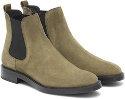 Suede ankle boots