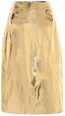 Foiled metallic skirt