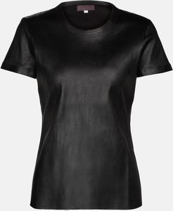 S.05 leather T-shirt