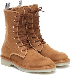 Baker wool-felt combat boots