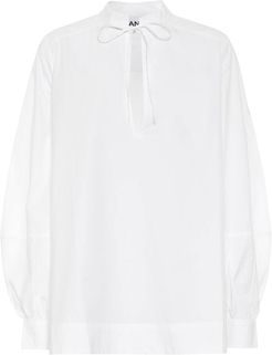 Cotton poplin blouse