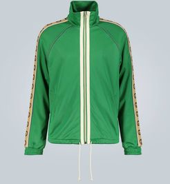 Technical jersey jacket