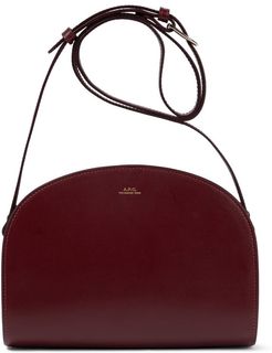 Demi-Lune leather shoulder bag