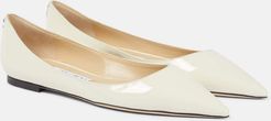 Love patent leather ballet flats