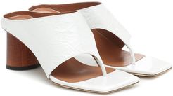 Lina leather thong sandals