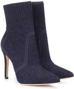 Fiona denim ankle boots
