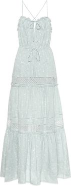 Kava cotton eyelet-lace maxi dress