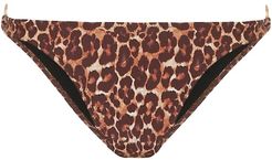 Lira leopard-print bikini bottoms