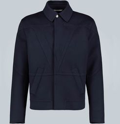 appliquÃ©d cashmere-blend jacket