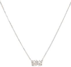 Fireworks 18kt white gold necklace with diamonds