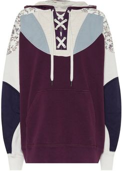 Nanslyia cotton-blend hoodie