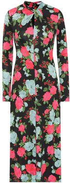 Nolene floral jersey midi dress