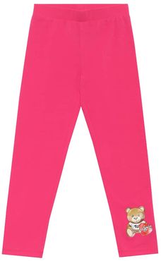 Stretch-cotton jersey leggings