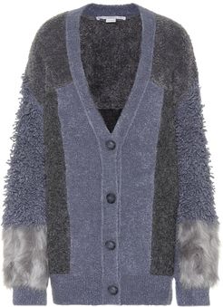 Wool-blend cardigan