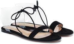 Estelle PVC and suede sandals