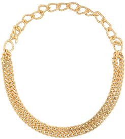 Fatima 24kt gold-plated chain necklace
