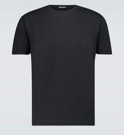 Slim-fit short-sleeved T-shirt