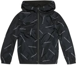 Reversible hooded jacket