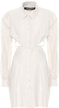 La Robe Cavaou Courte cotton-blend shirt dress