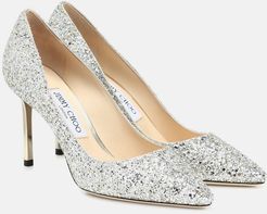 Romy 85 glitter pumps